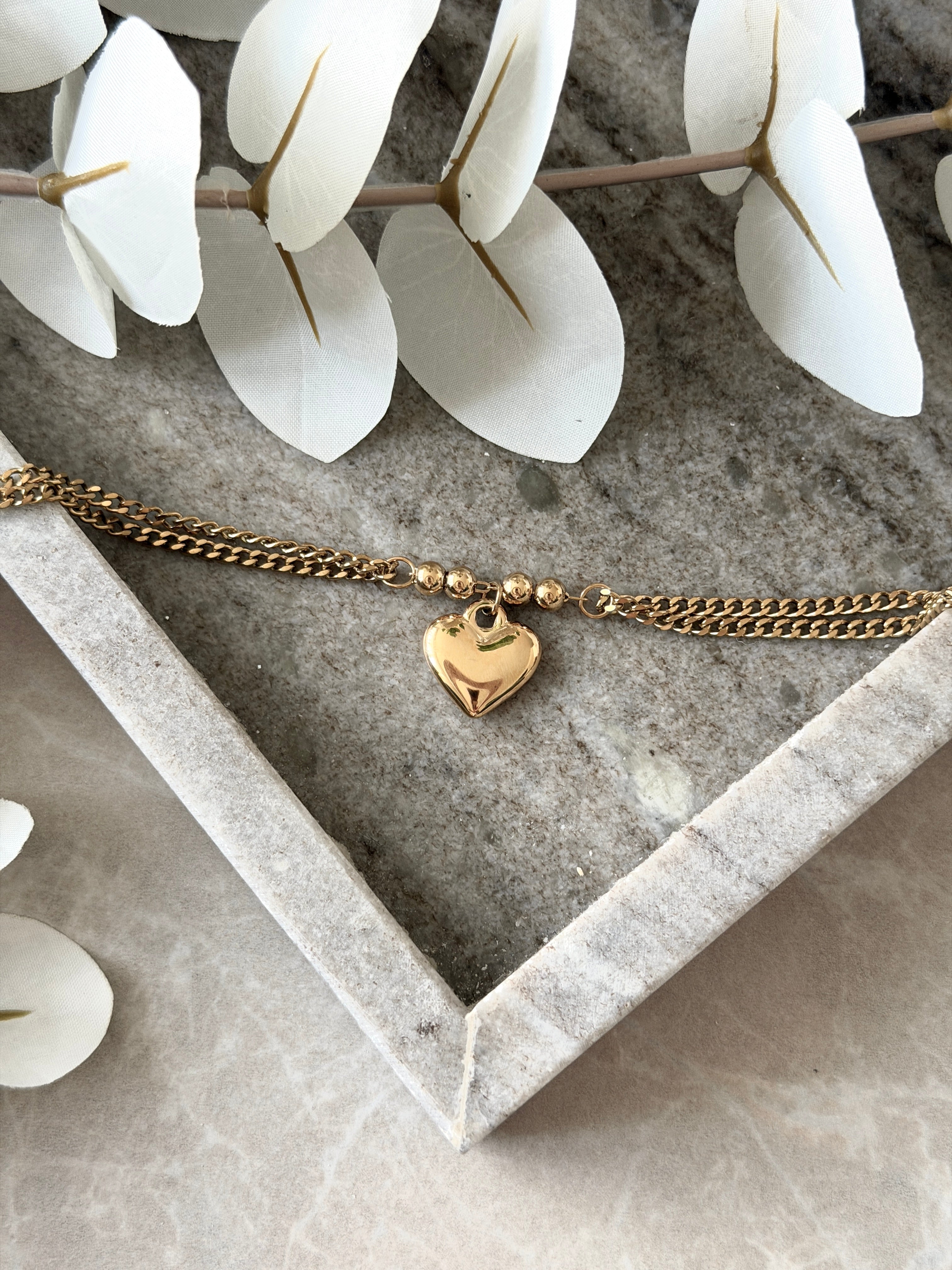 Armband “Triple Heart Shine”