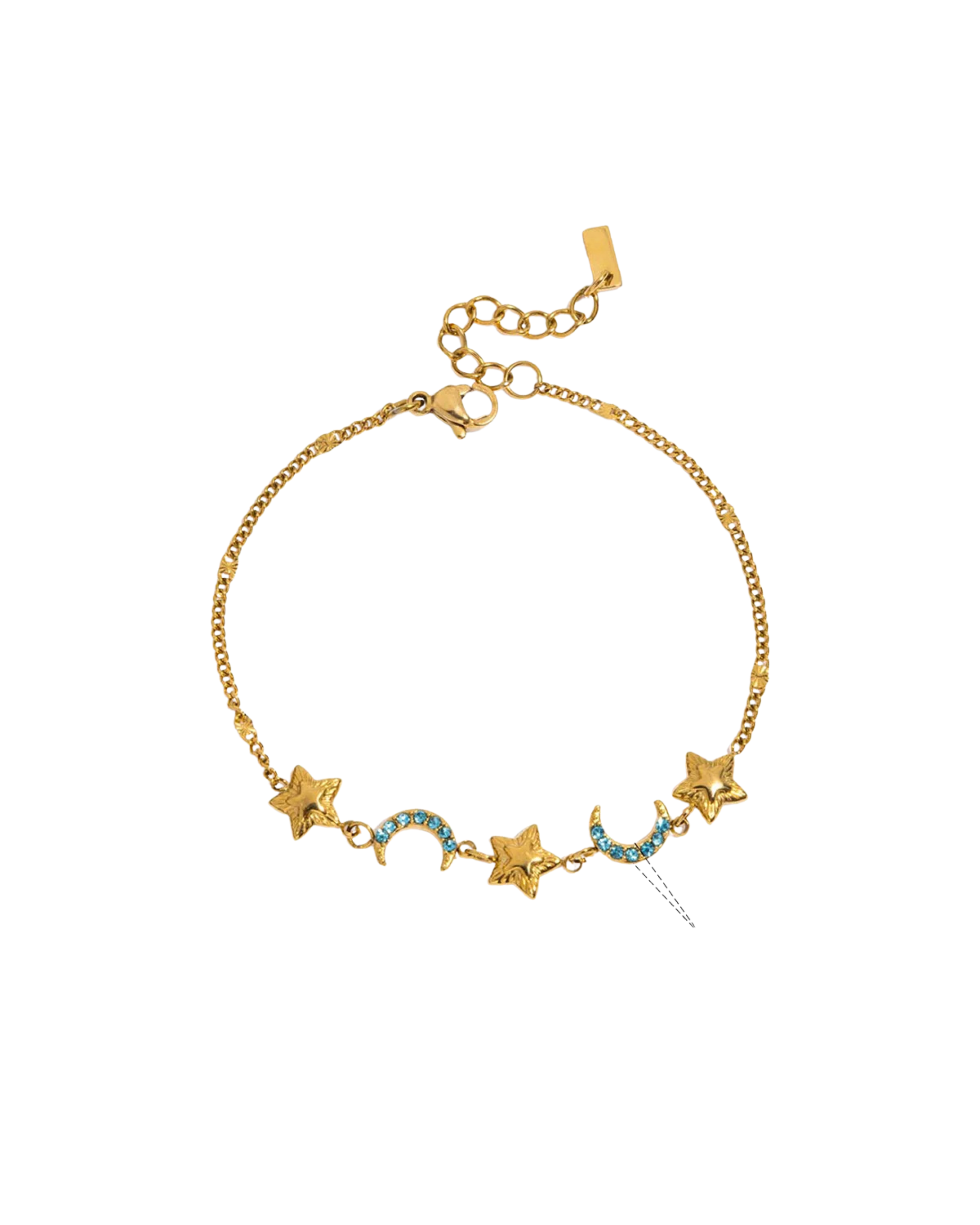 Armband "Starlit Crescent"