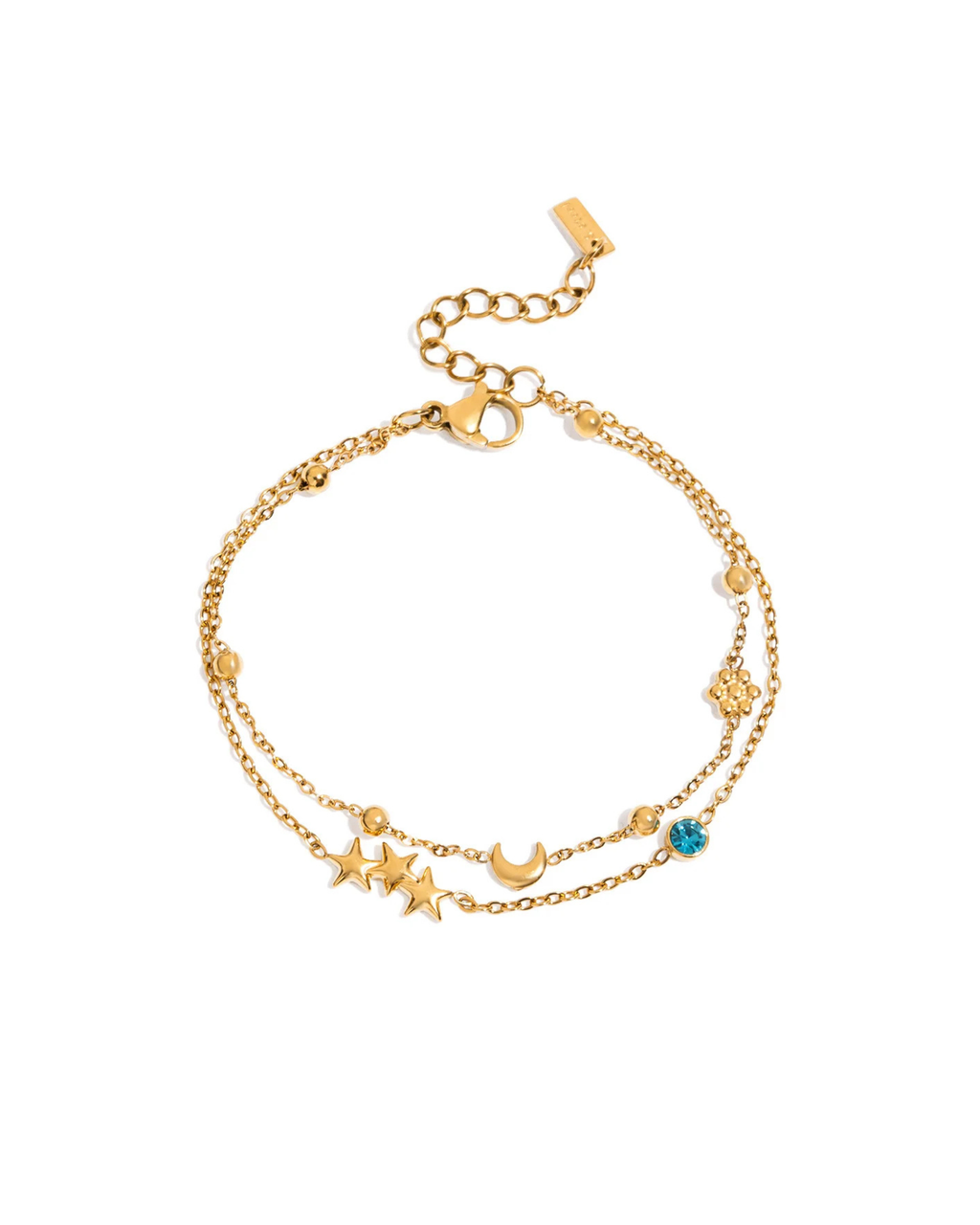 Armband "Moon & Stars Duo"
