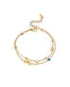 Armband "Moon & Stars Duo"