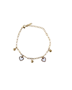 Armband “Heart Drops Pearlwhite”
