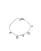 Armband “Heart Drops Silver”