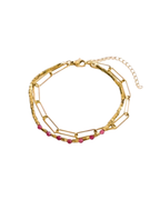 Armband „Ruby Glow“
