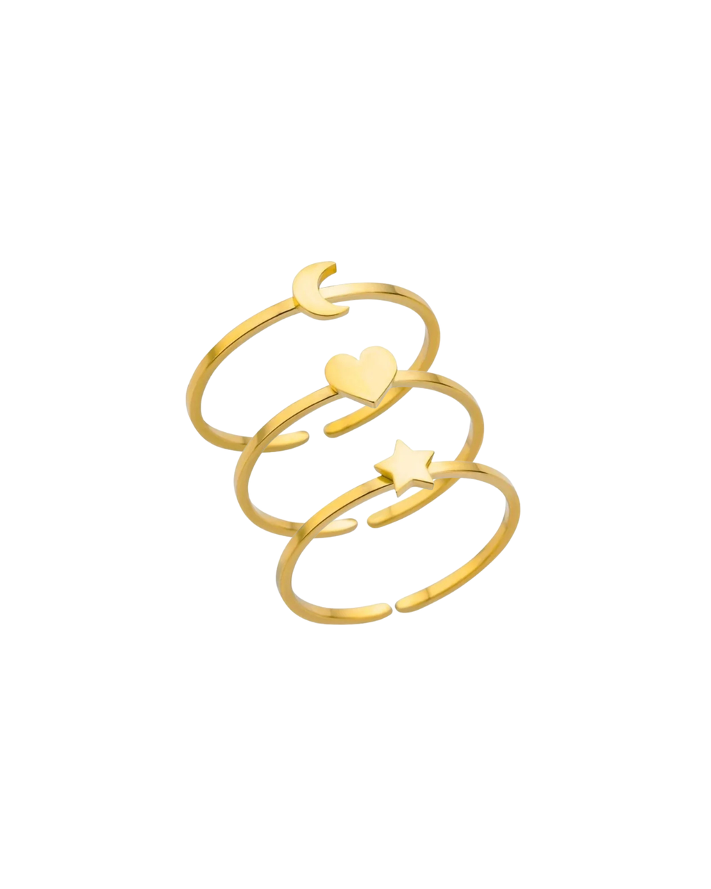 Ring-Set „Celestial Trio“