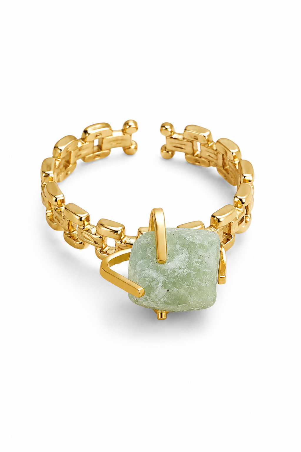 Ring „Raw Balance“ – Grün