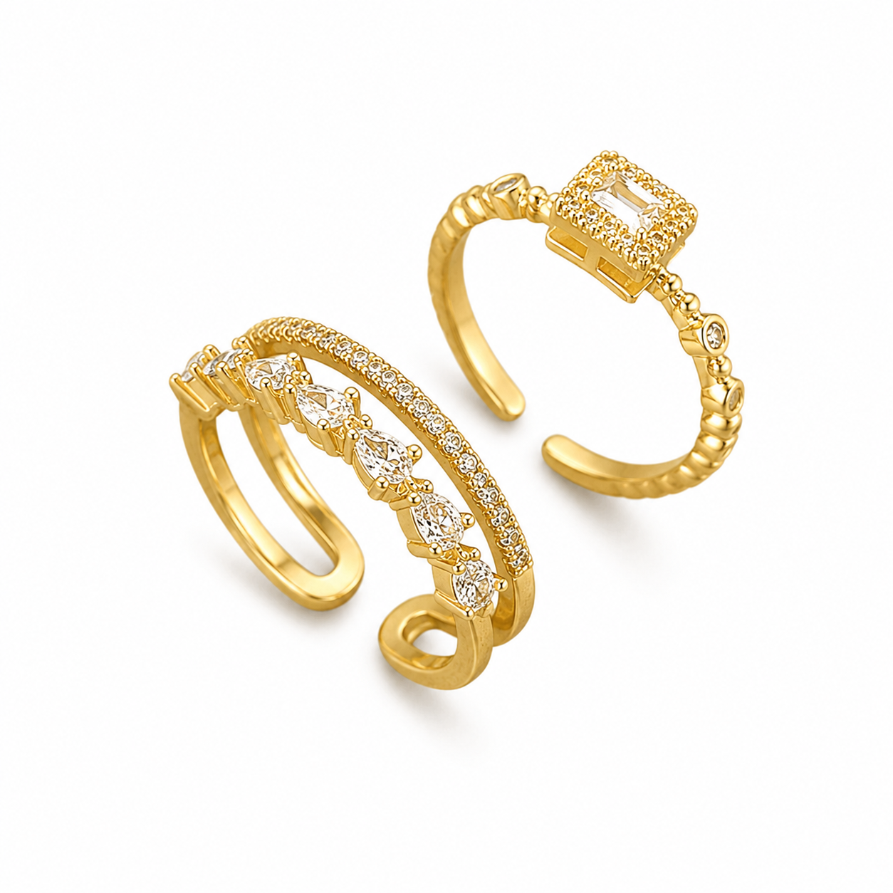 Ring "Elegant Trio"