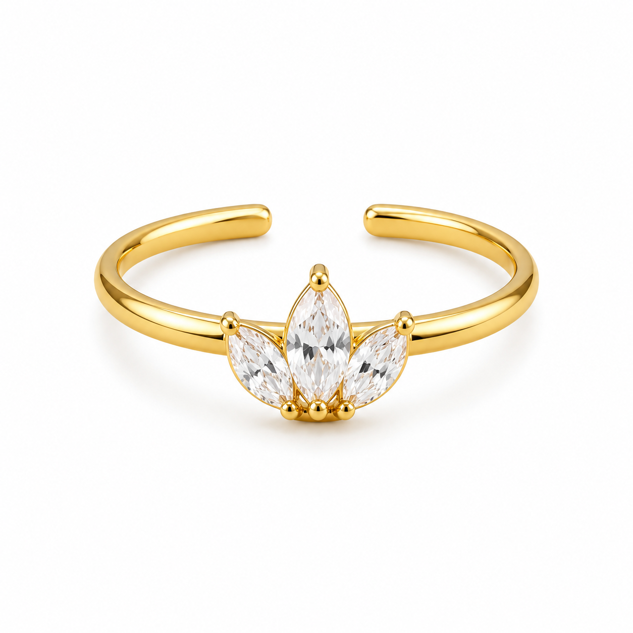 Ring "Crystal Petals"