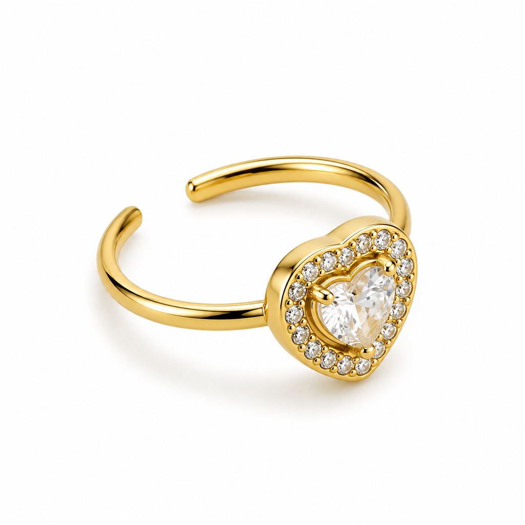Ring "Heart Glow Gold"