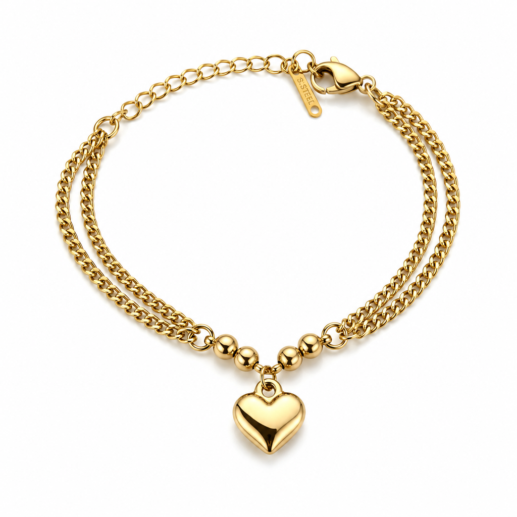 Armband “Triple Heart Shine”