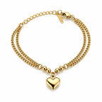 Armband “Triple Heart Shine”