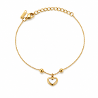 Armband “Mini Heart Pearlwhite”