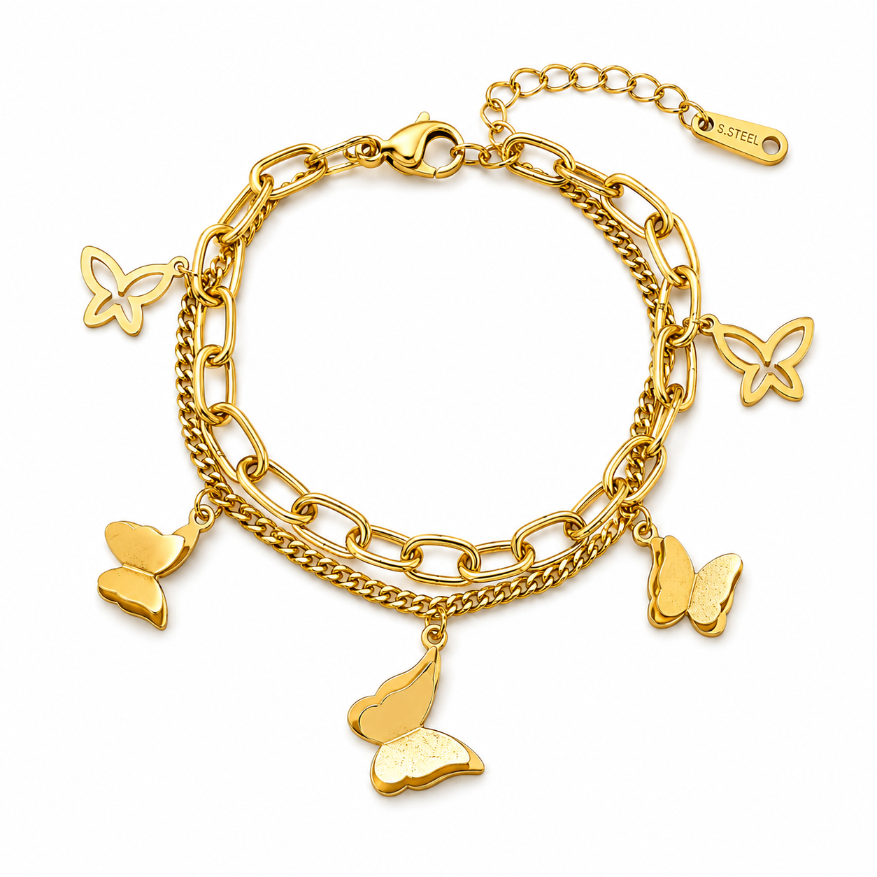 Armband "Golden Butterfly Dreams"