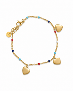 Armband "Colour Heart Trio"