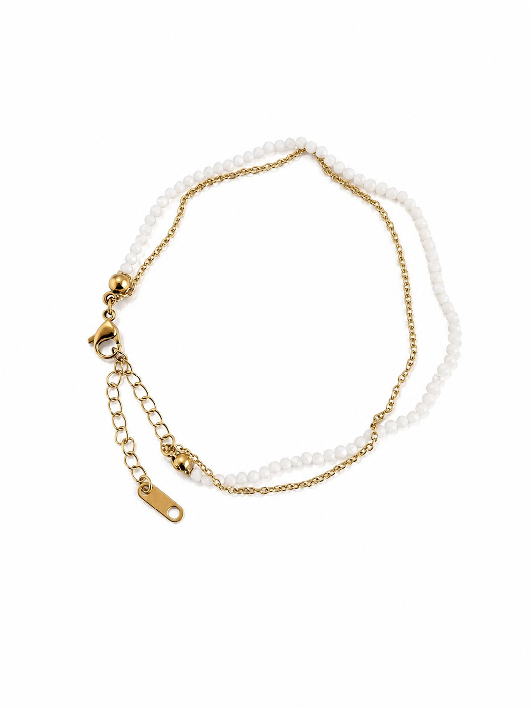 Armband "Milky Pearl Duo"