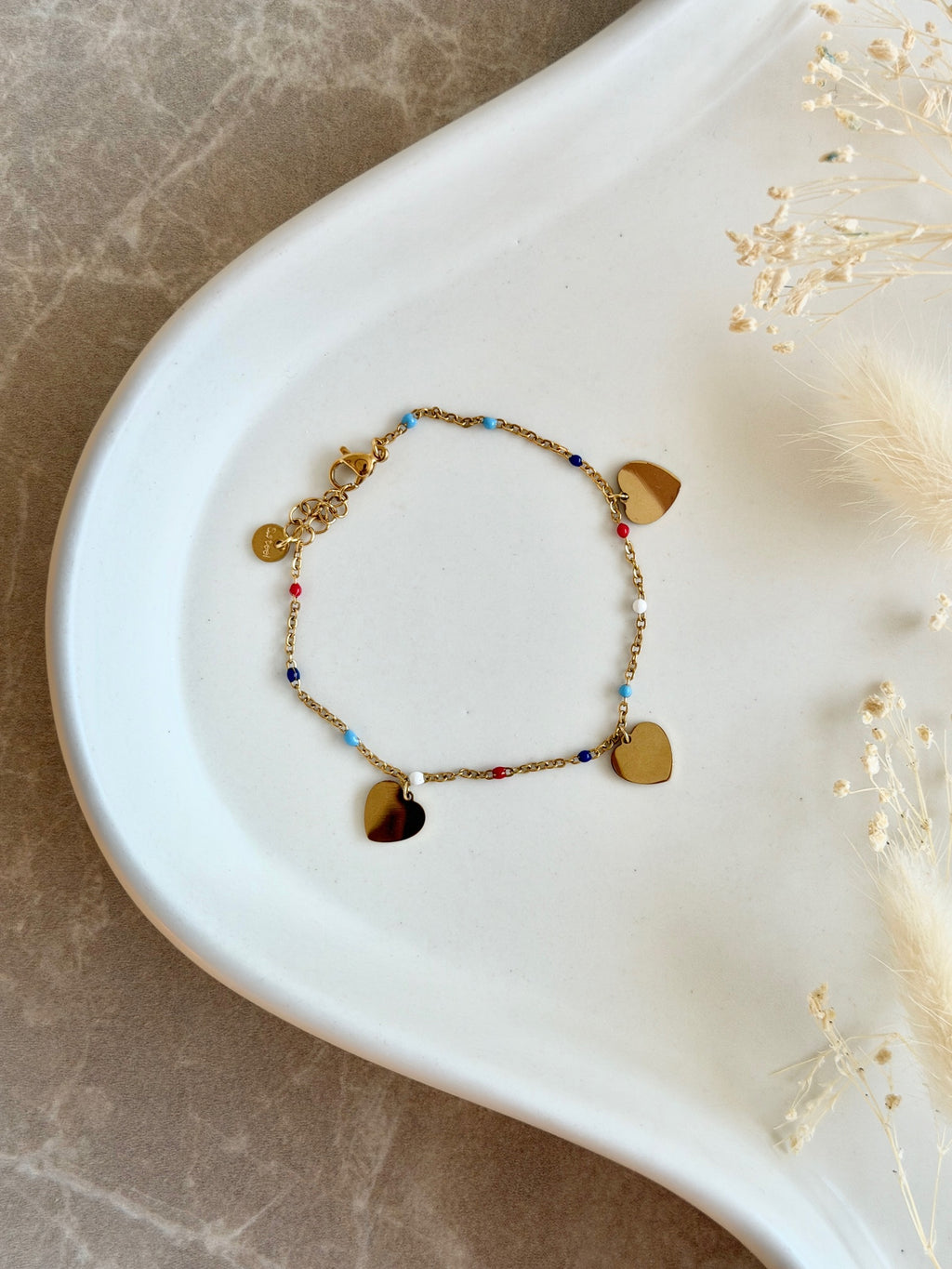 Armband "Colour Heart Trio"