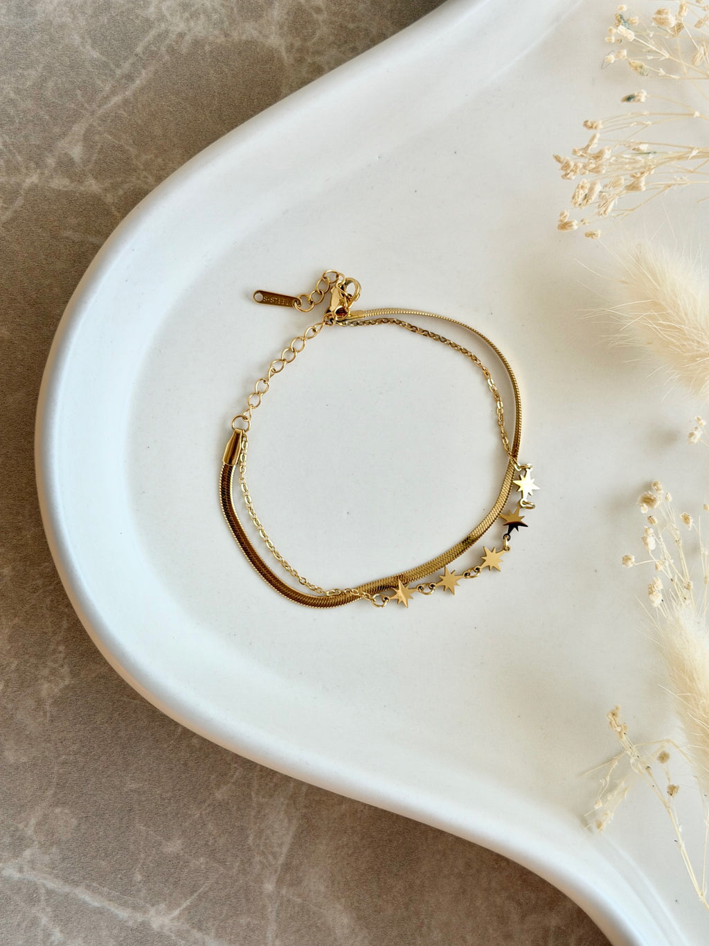 Armband "Golden Stardust"