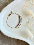 Armband "Berry Glow"