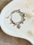 Armband "Heart Duo"