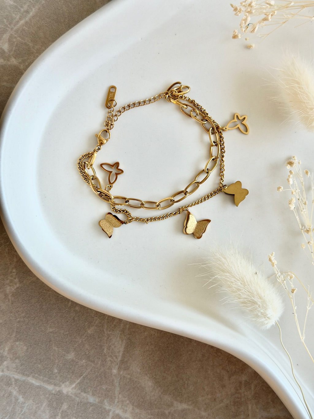 Armband "Golden Butterfly Dreams"