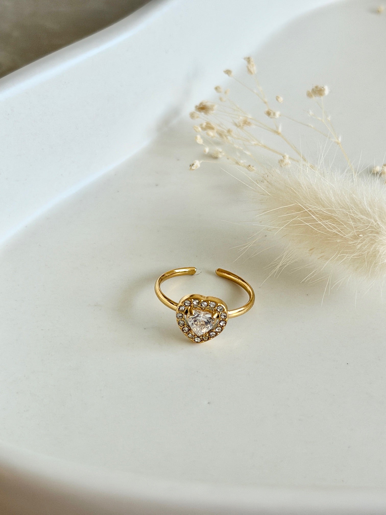 Ring "Heart Glow Gold"