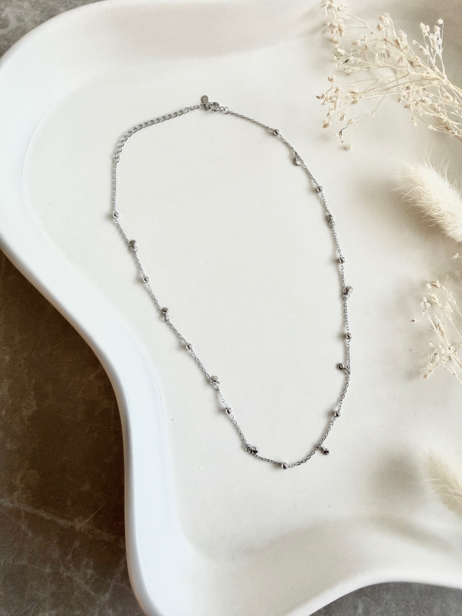 Halskette "Silver Dots"