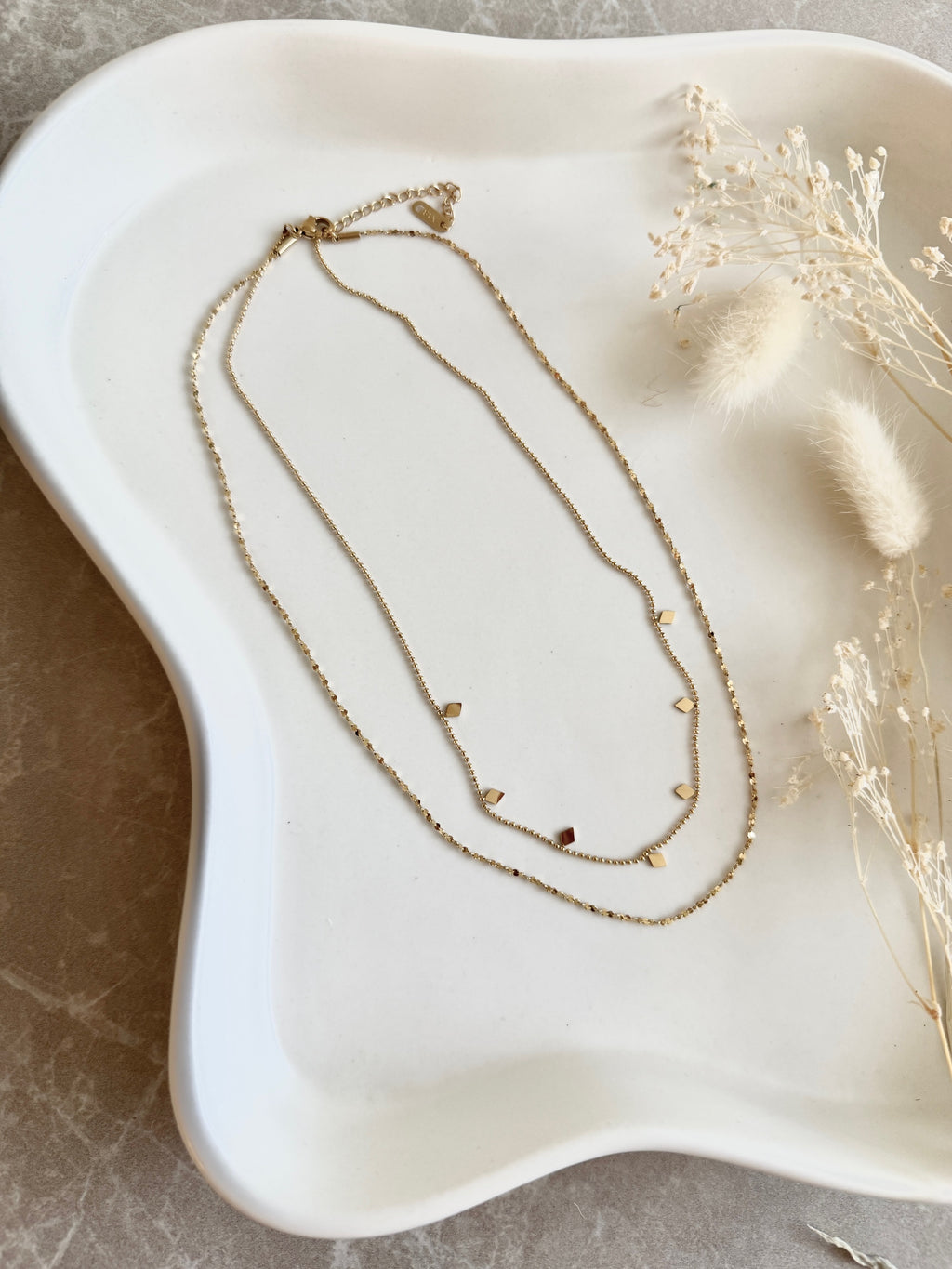 Halskette "Double Layer Shapes"