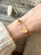 Armband "Colour Heart Trio"