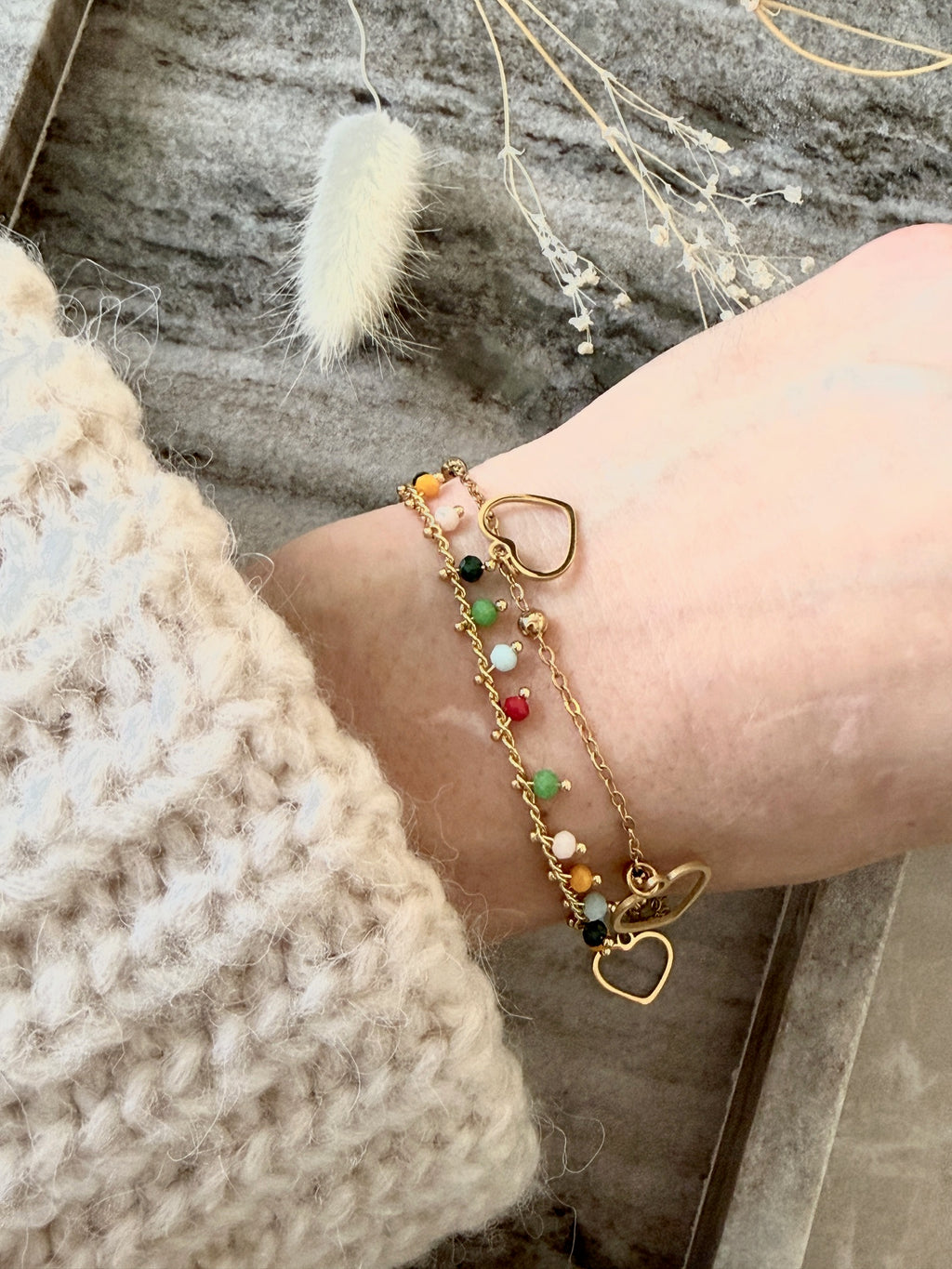 Armband "Candy Heart Chain"