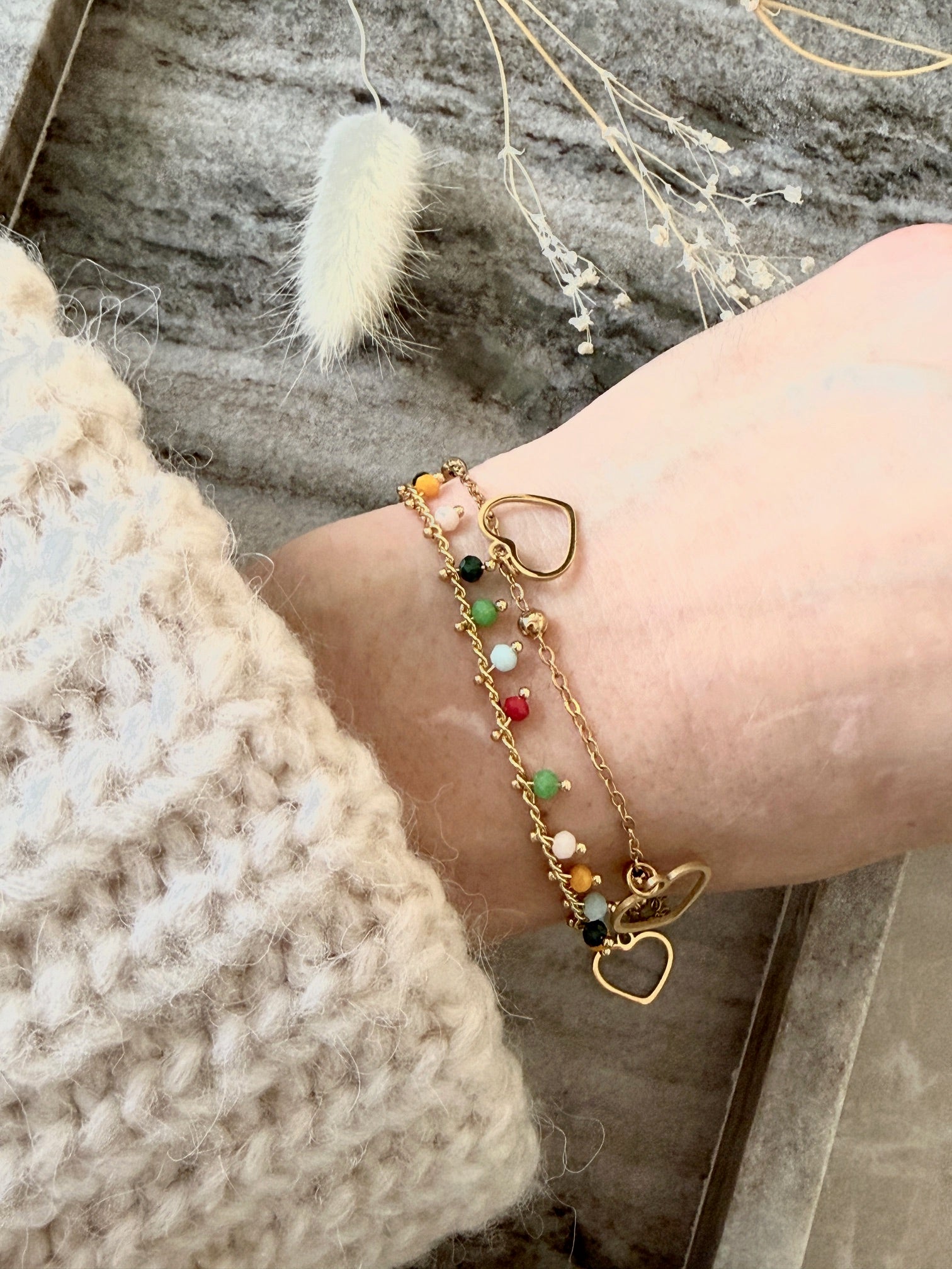 Armband "Candy Heart Chain"