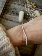 Armband "Milky Pearl Duo"