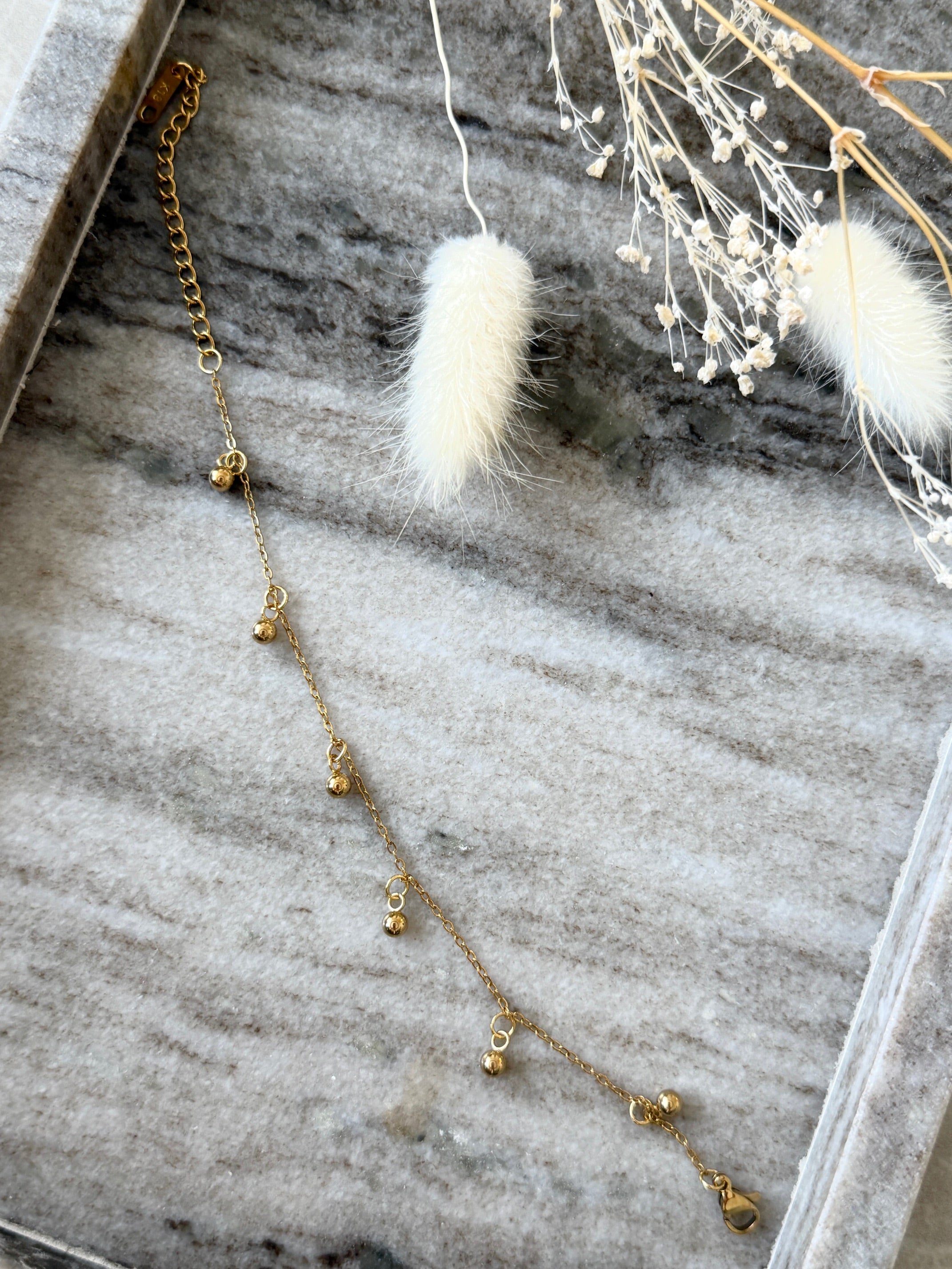 Armband "Golden Sphere Charm"