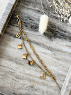 Armband "Golden Butterfly Dreams"