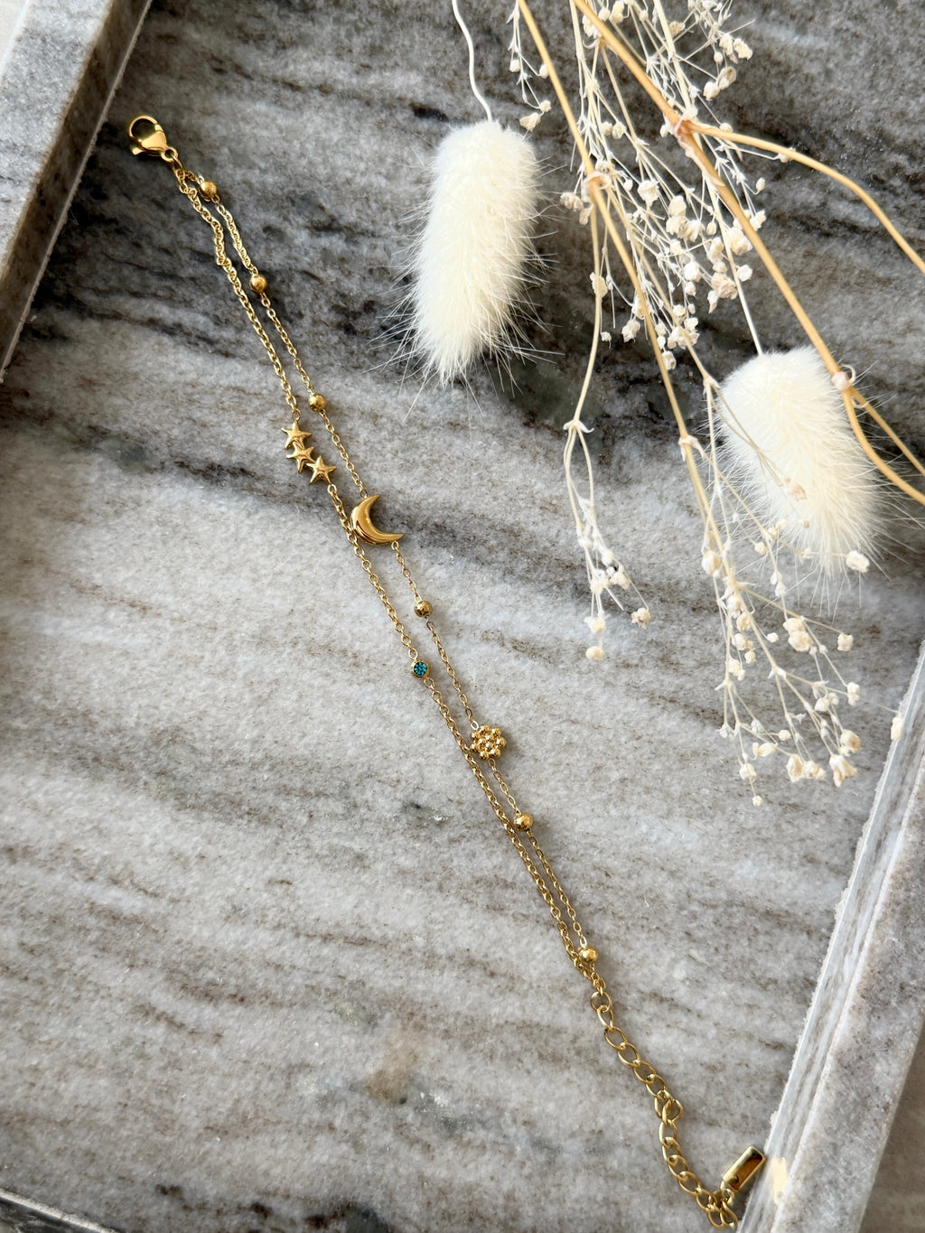 Armband "Moon & Stars Duo"