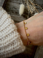 Armband "Golden Dots"
