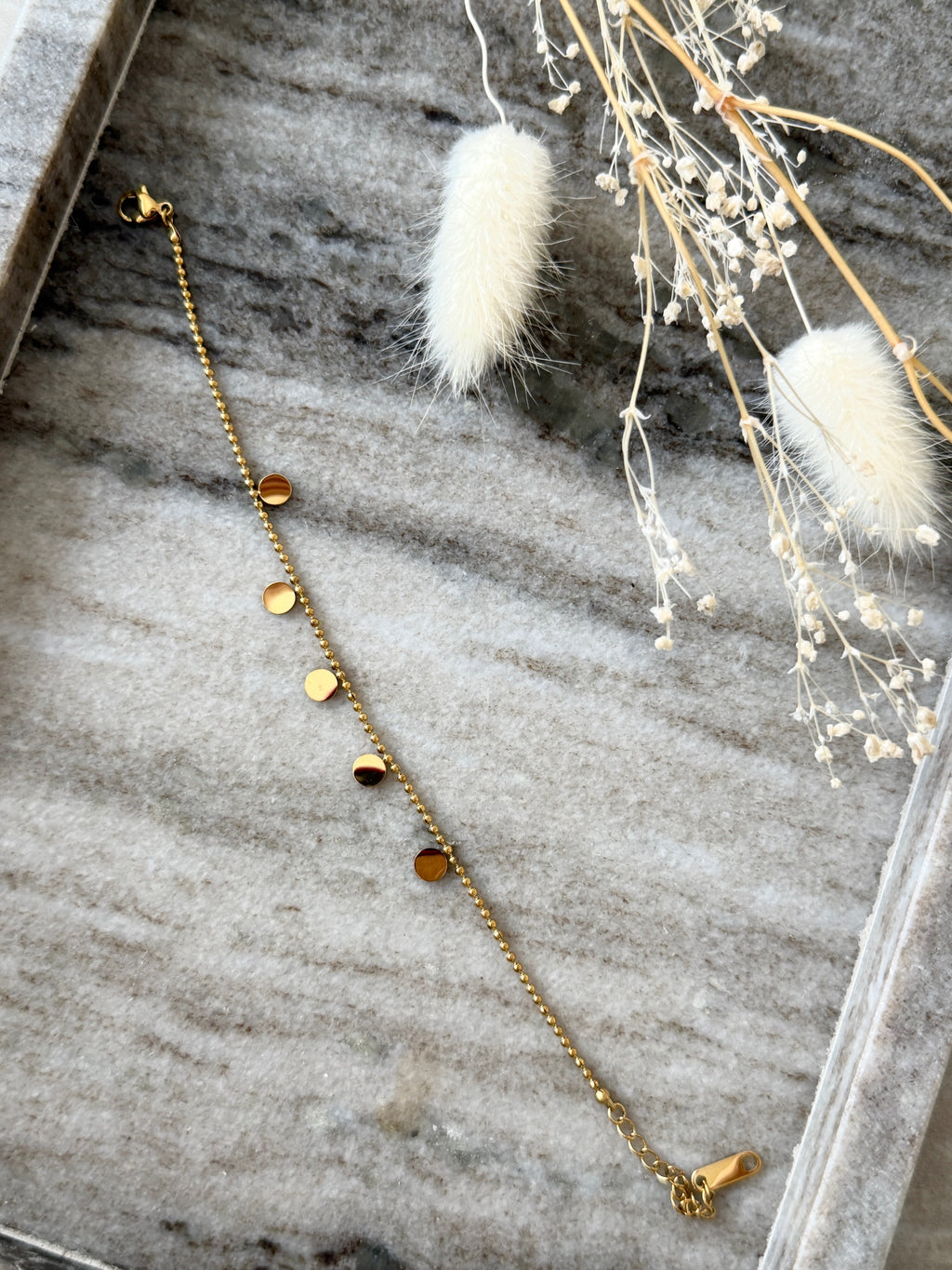 Armband "Golden Dots"