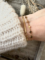 Armband "Golden Stardust"