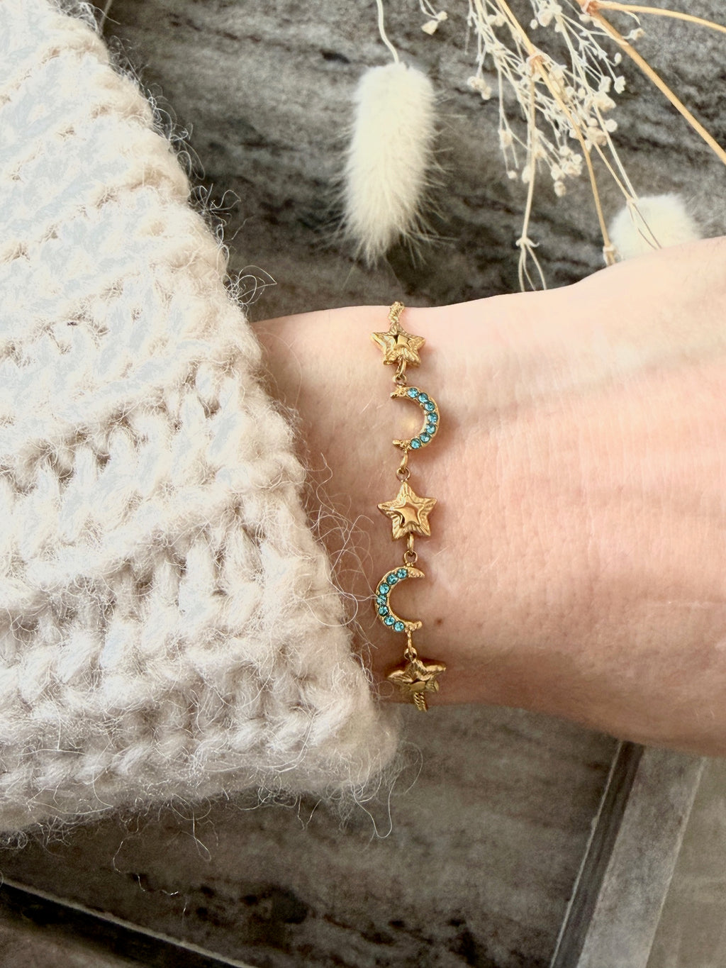 Armband "Starlit Crescent"