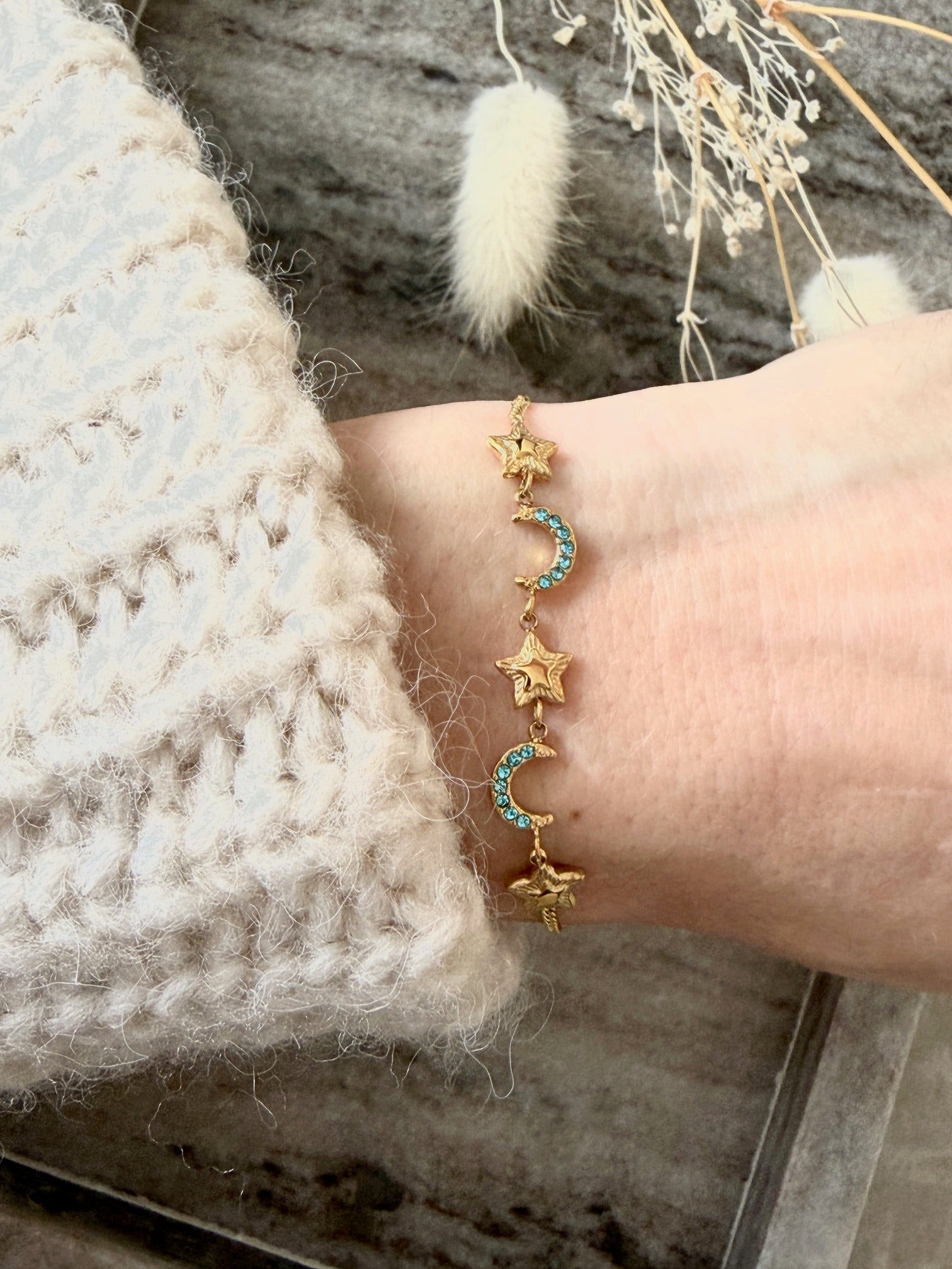 Armband "Starlit Crescent"