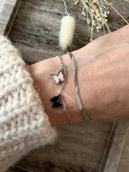 Armband "Black Butterfly Flow"