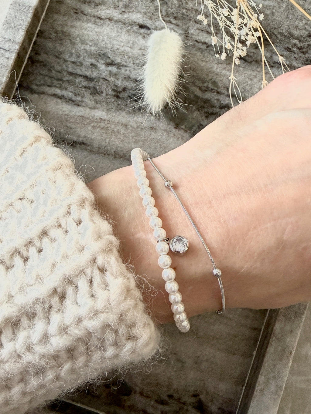 Armband "Pearl & Shine"