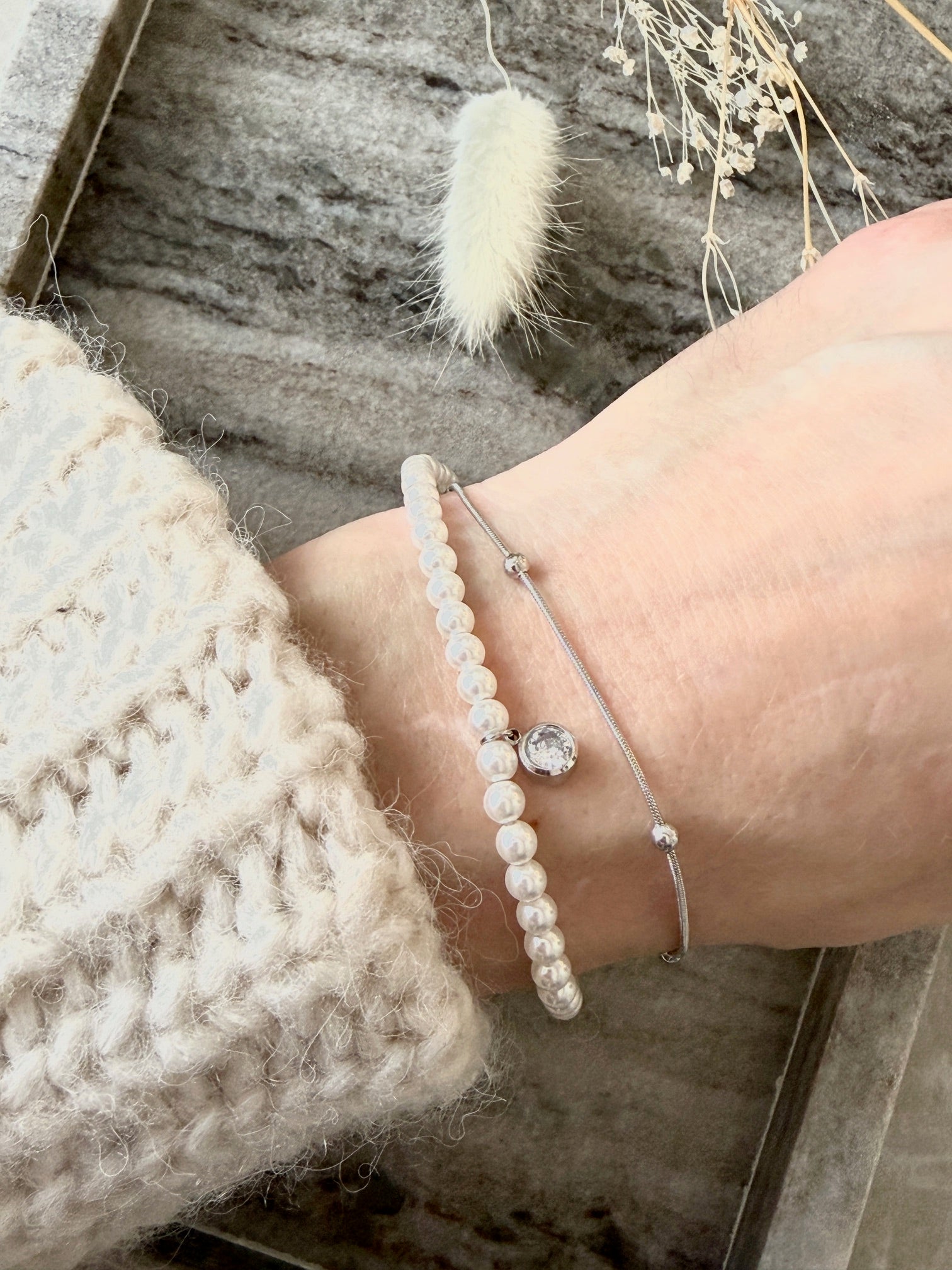 Armband "Pearl & Shine"