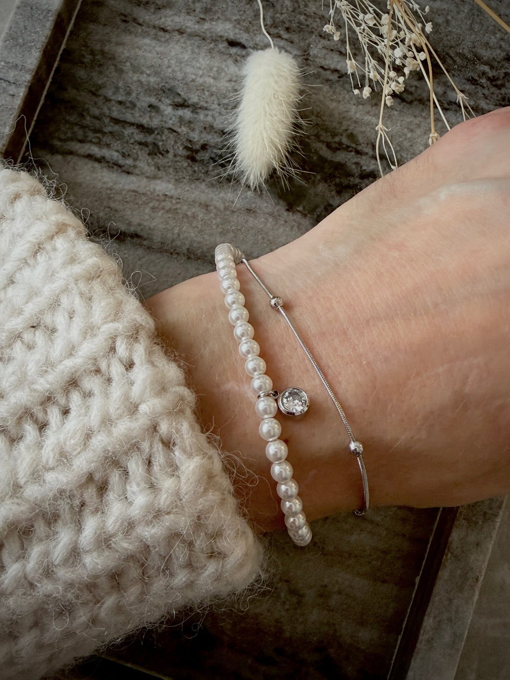 Armband "Pearl & Shine"