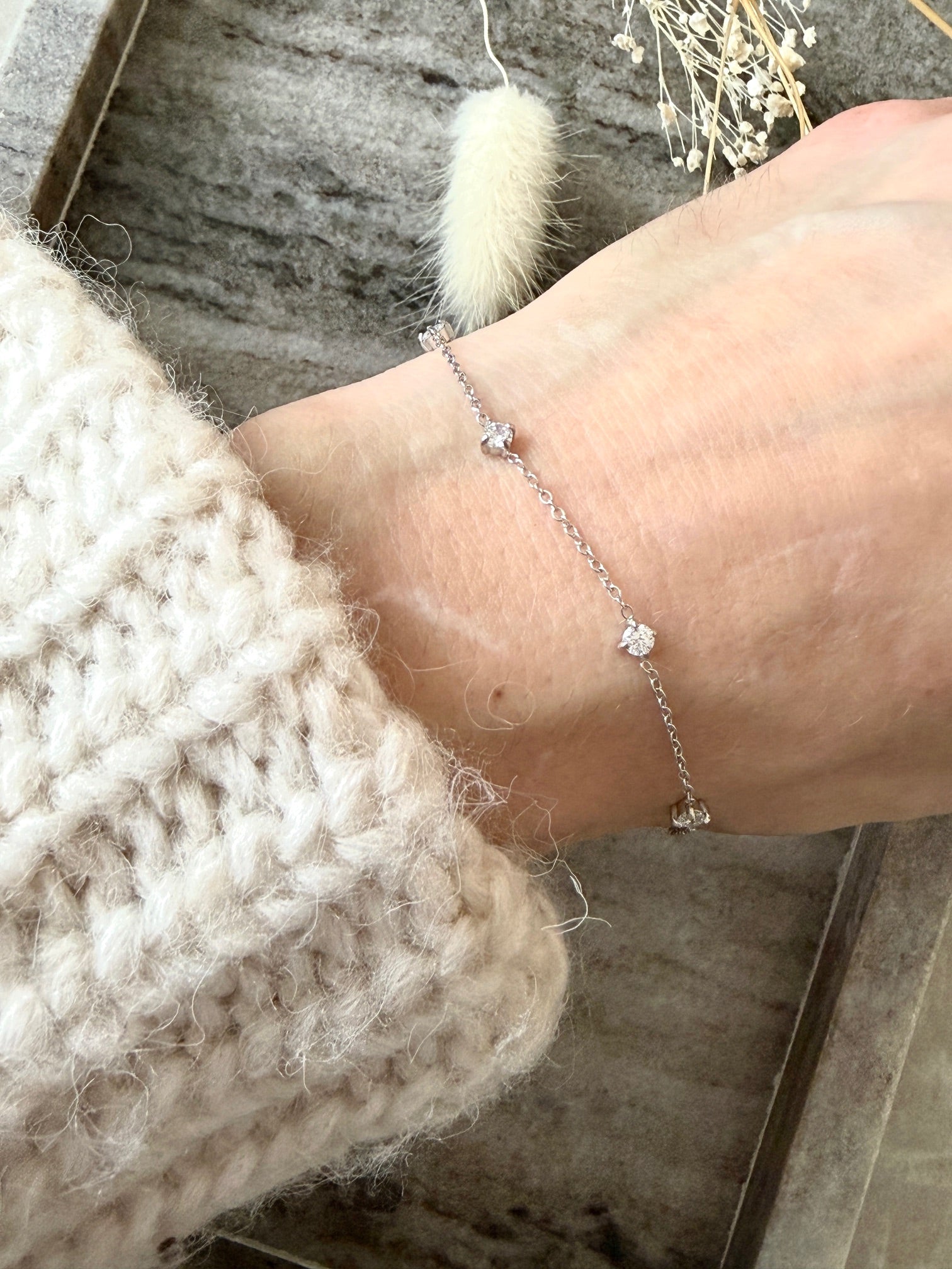 Armband "Crystal Drops"