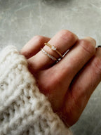 Ring "Duo Sparkle Gold"