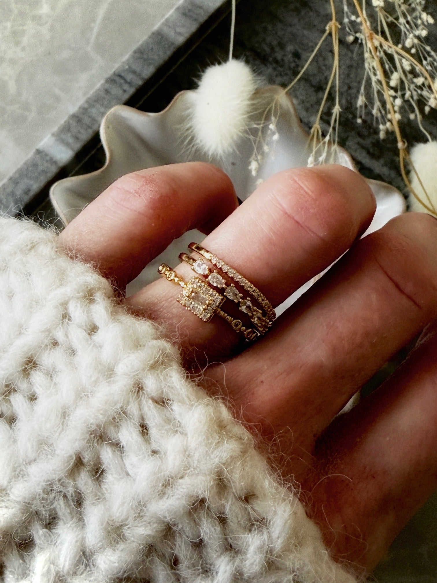 Ring "Elegant Trio"