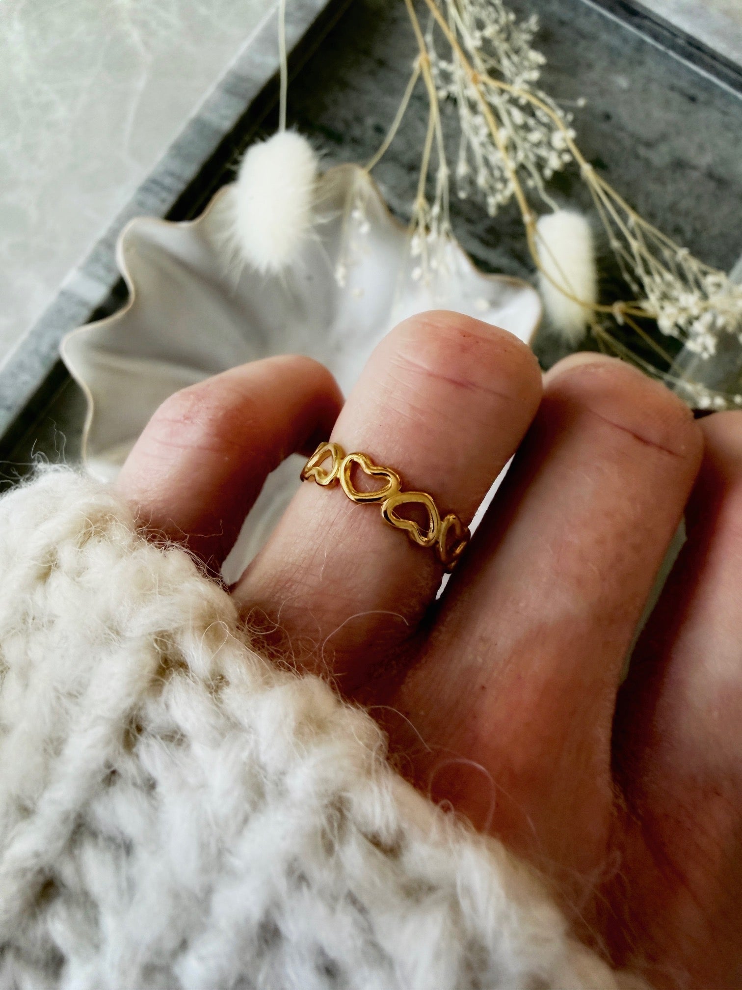 Ring "Heart Link"