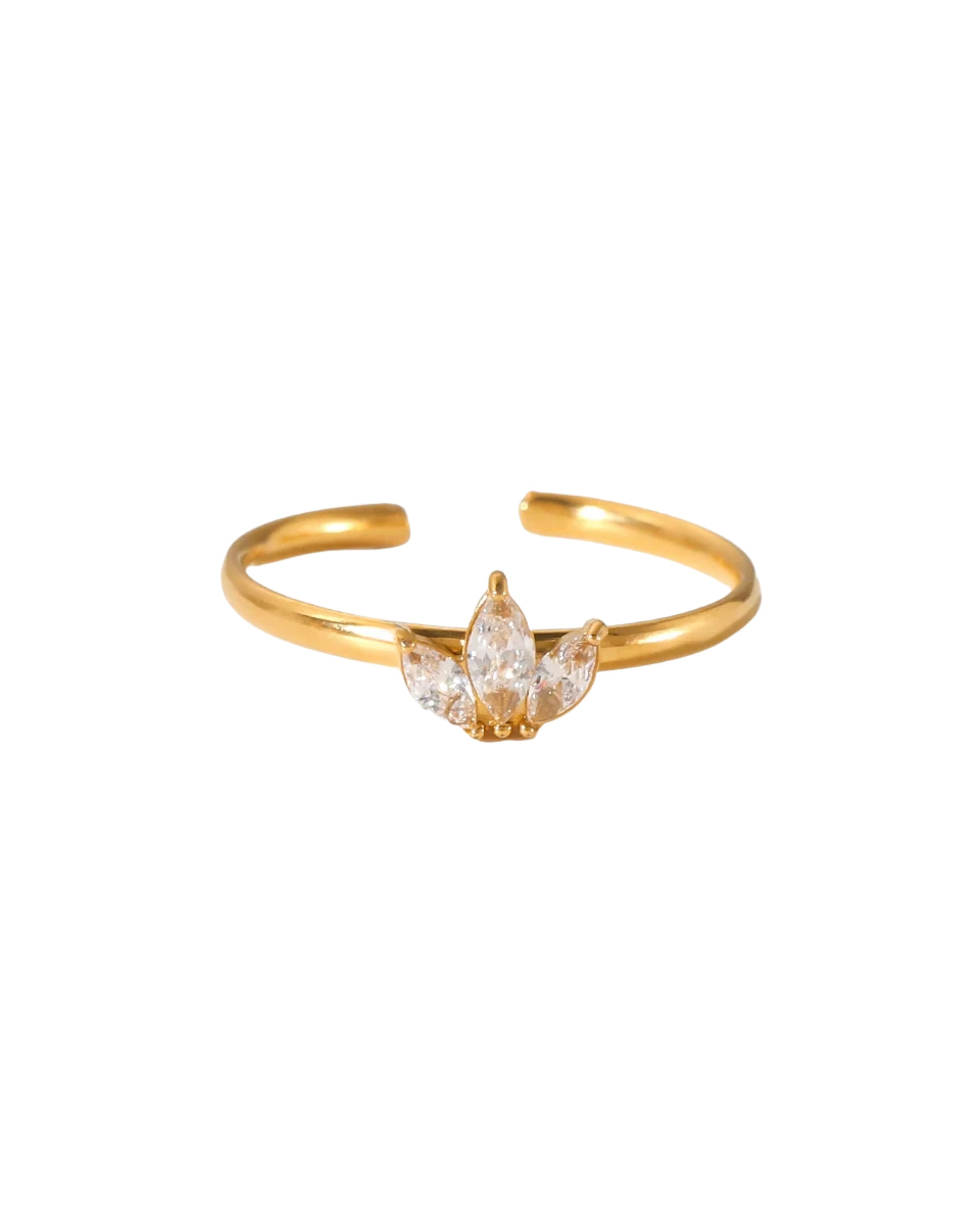 Ring "Crystal Petals"