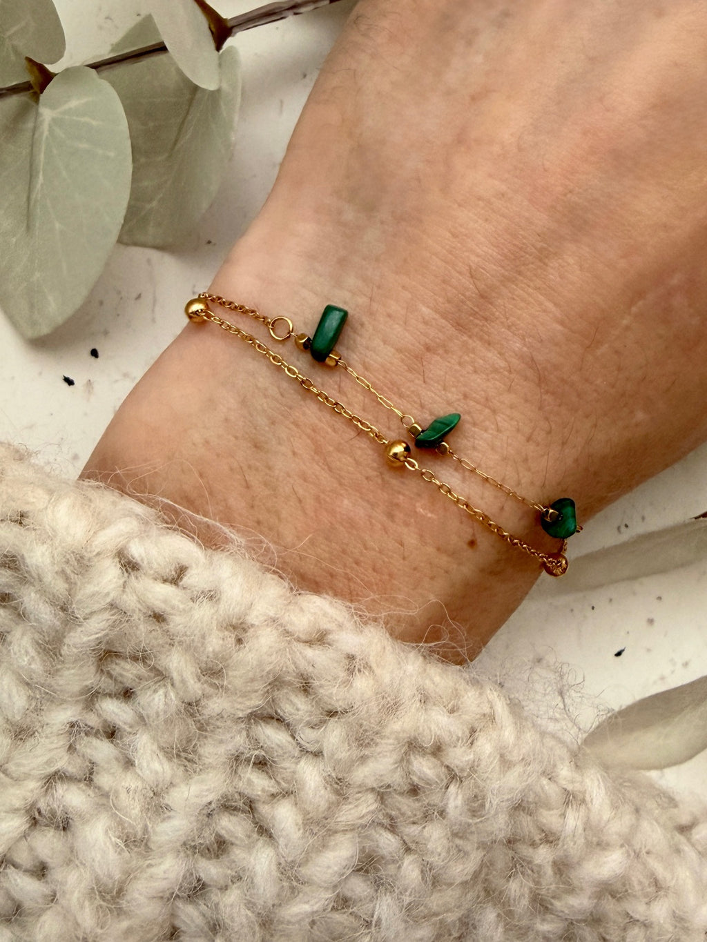 Armband „Emerald Whisper“