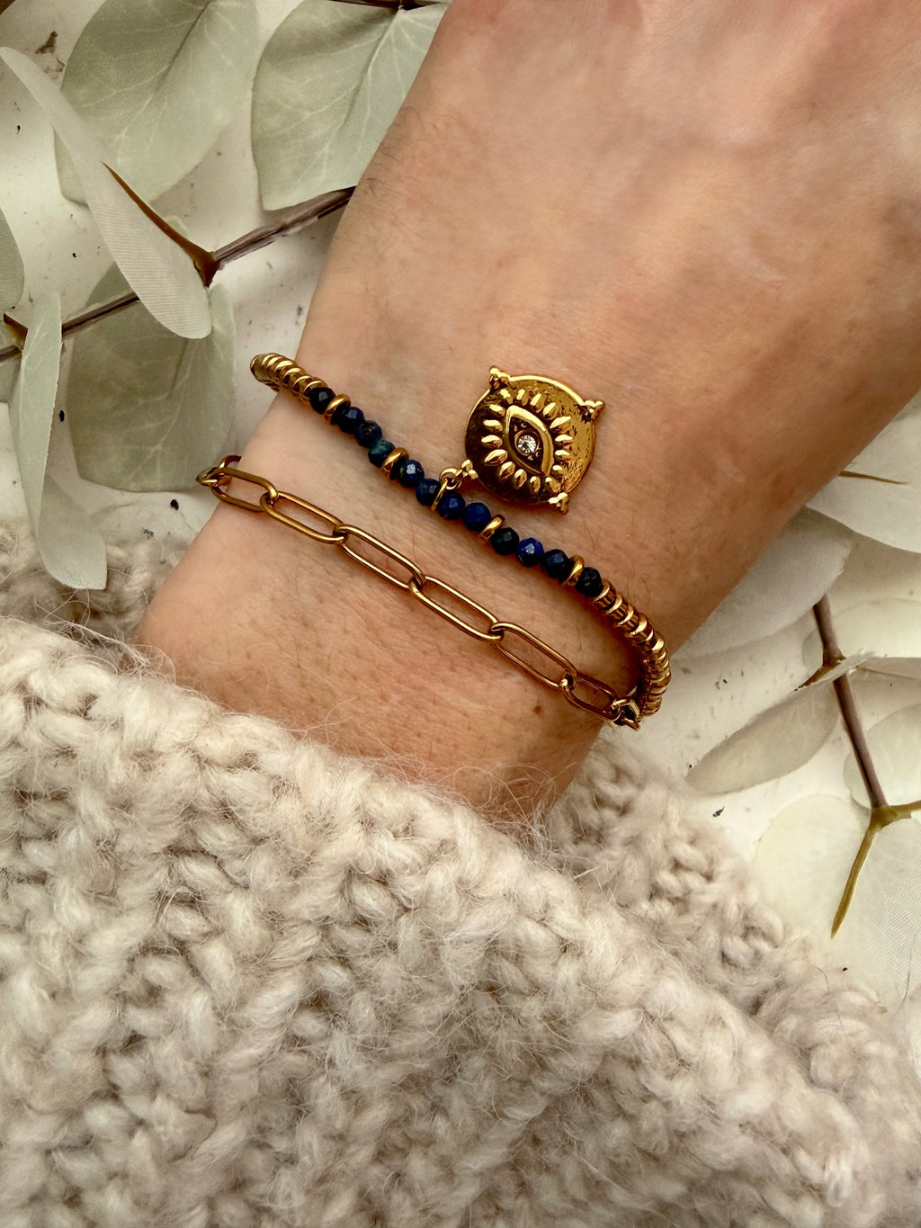 Armband „Evil Eye Blue“