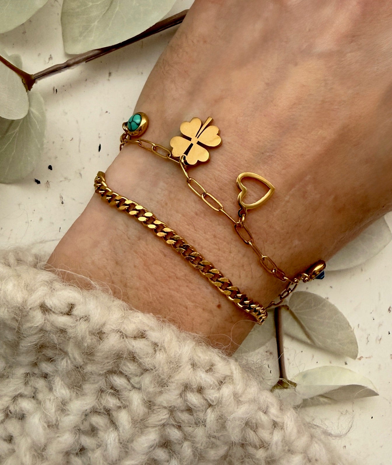 Armband „Lucky Layers Gold“